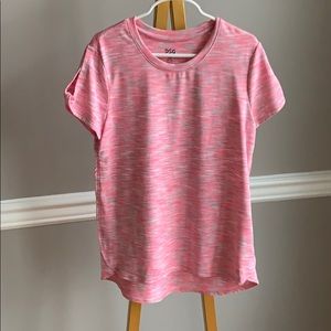 DSG Girls' Keyhole Crew Neck T-Shirt